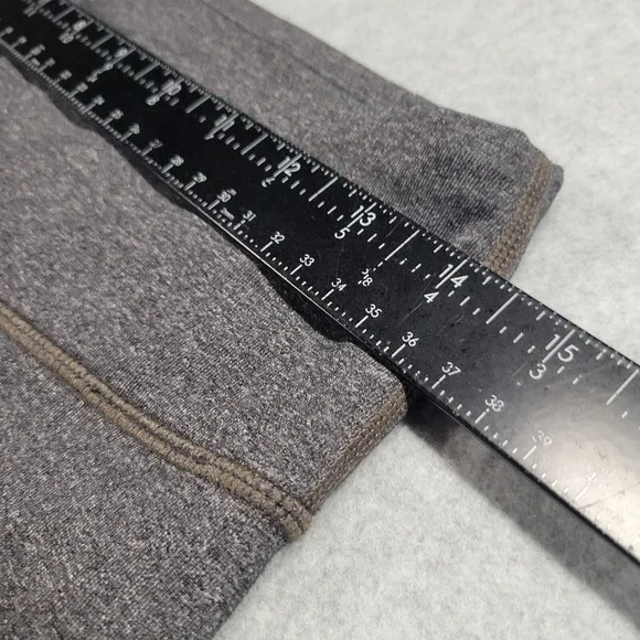 Prana Womens Gray Heathered Yoga Leggings Medium W41180344 Activewear Leggings - Picture 3 of 8